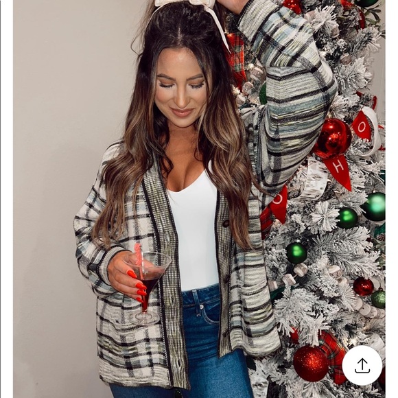 Free People Mcgregor Plaid Cardigan 